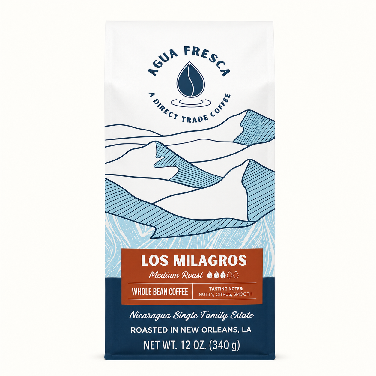 agua fresca / los milagros medium roast 12oz