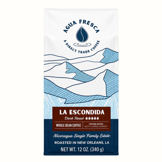 agua fresca / la escondida dark roast 12oz