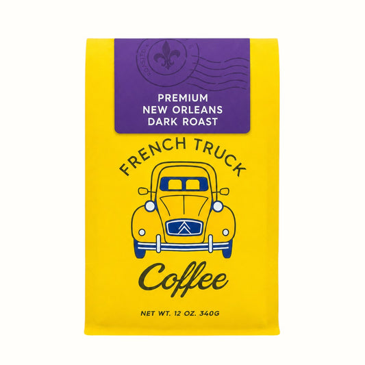 french truck / premium new orleans dark roast beans 12oz