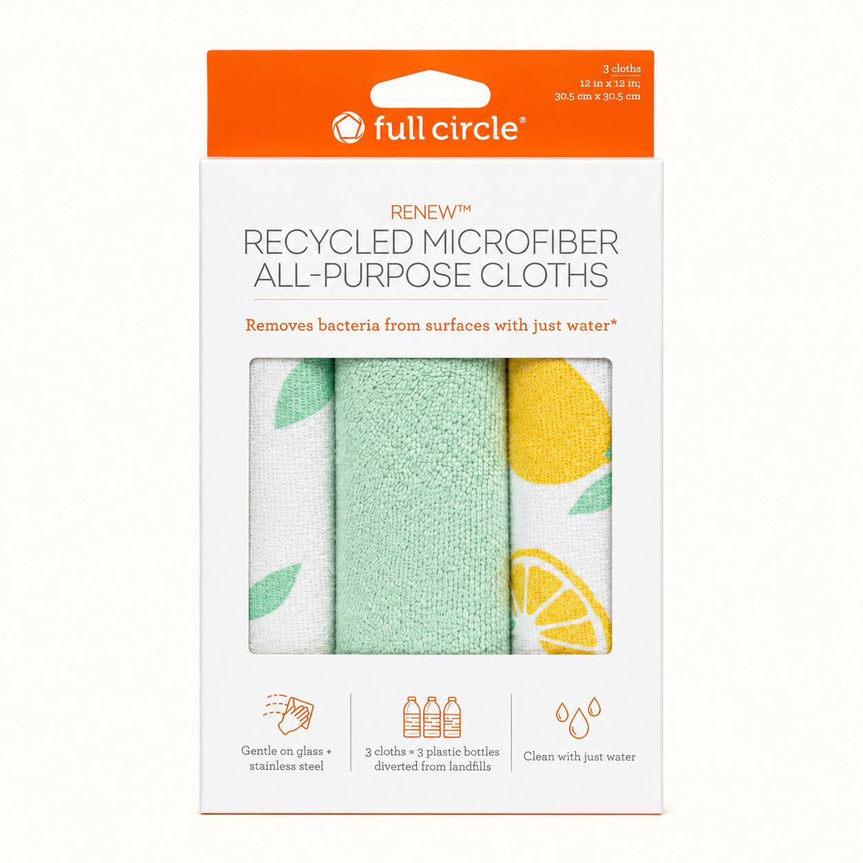 full circle home / microfiber cloth set (ny)