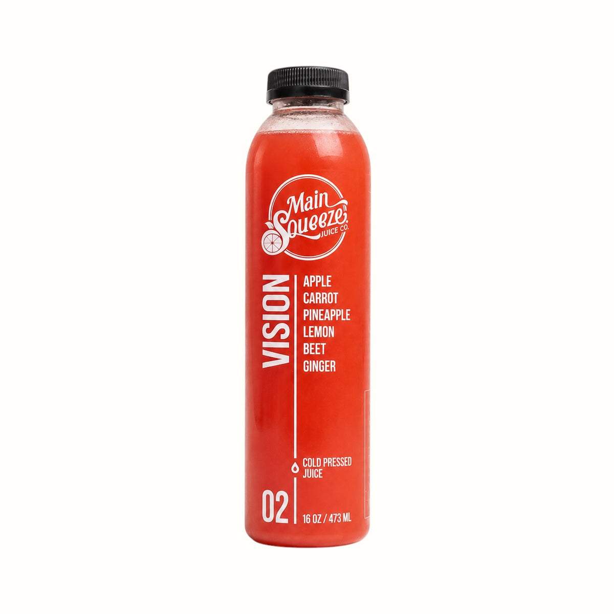 main squeeze / vision 16oz fresh juice