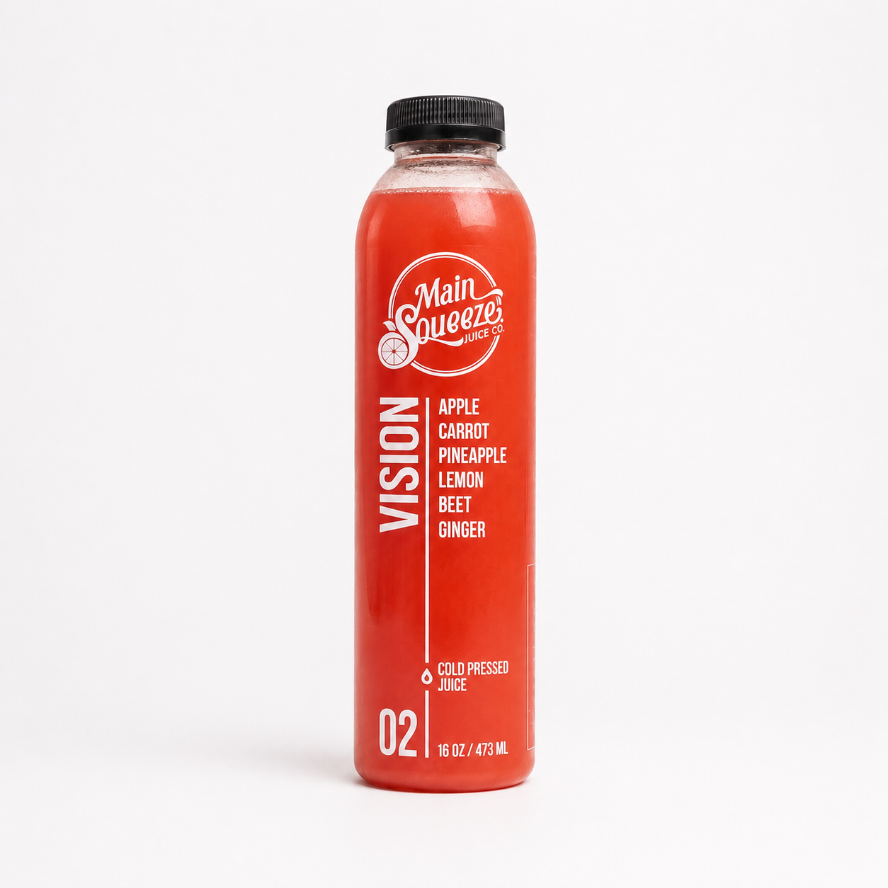 main squeeze / vision 16oz fresh juice