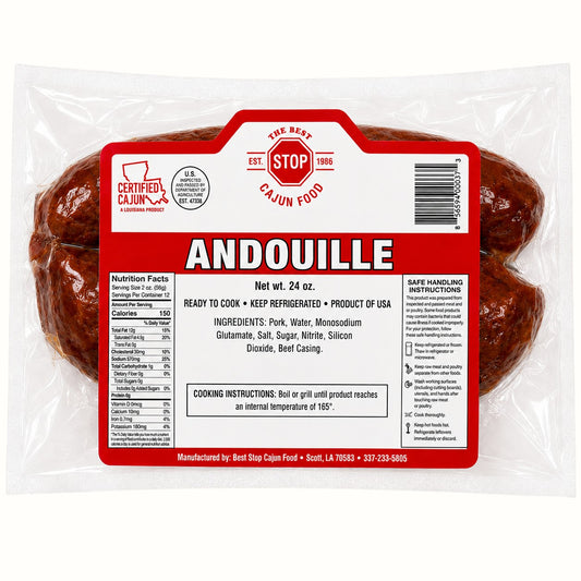 Best Stop Cajun Food / 24oz Smoked Andouille Sausage