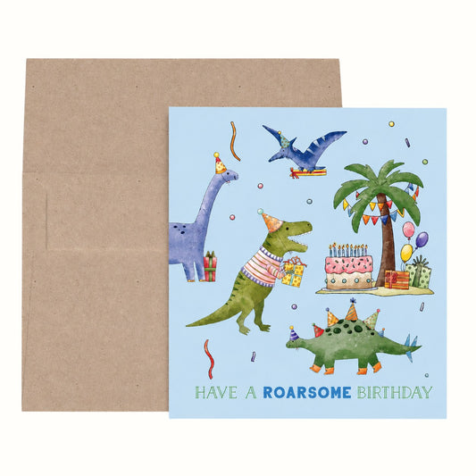 Nola Tawk / Roarsome Birthday Card