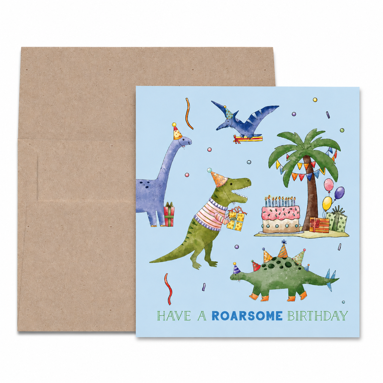 Nola Tawk / Roarsome Birthday Card