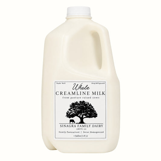 Sinagra Family Dairy / Creamline Whole Milk Gallon