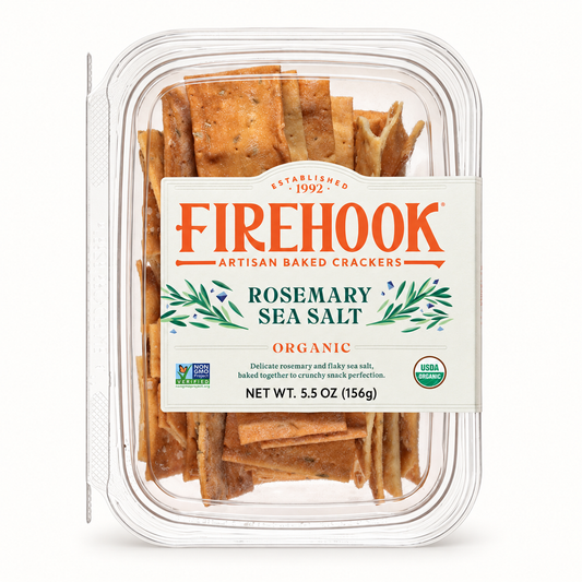 firehook / organic rosemary sea salt artiscan crackers 5.5oz (va)