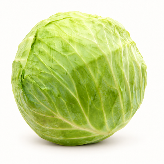 organic green cabbage 1ct