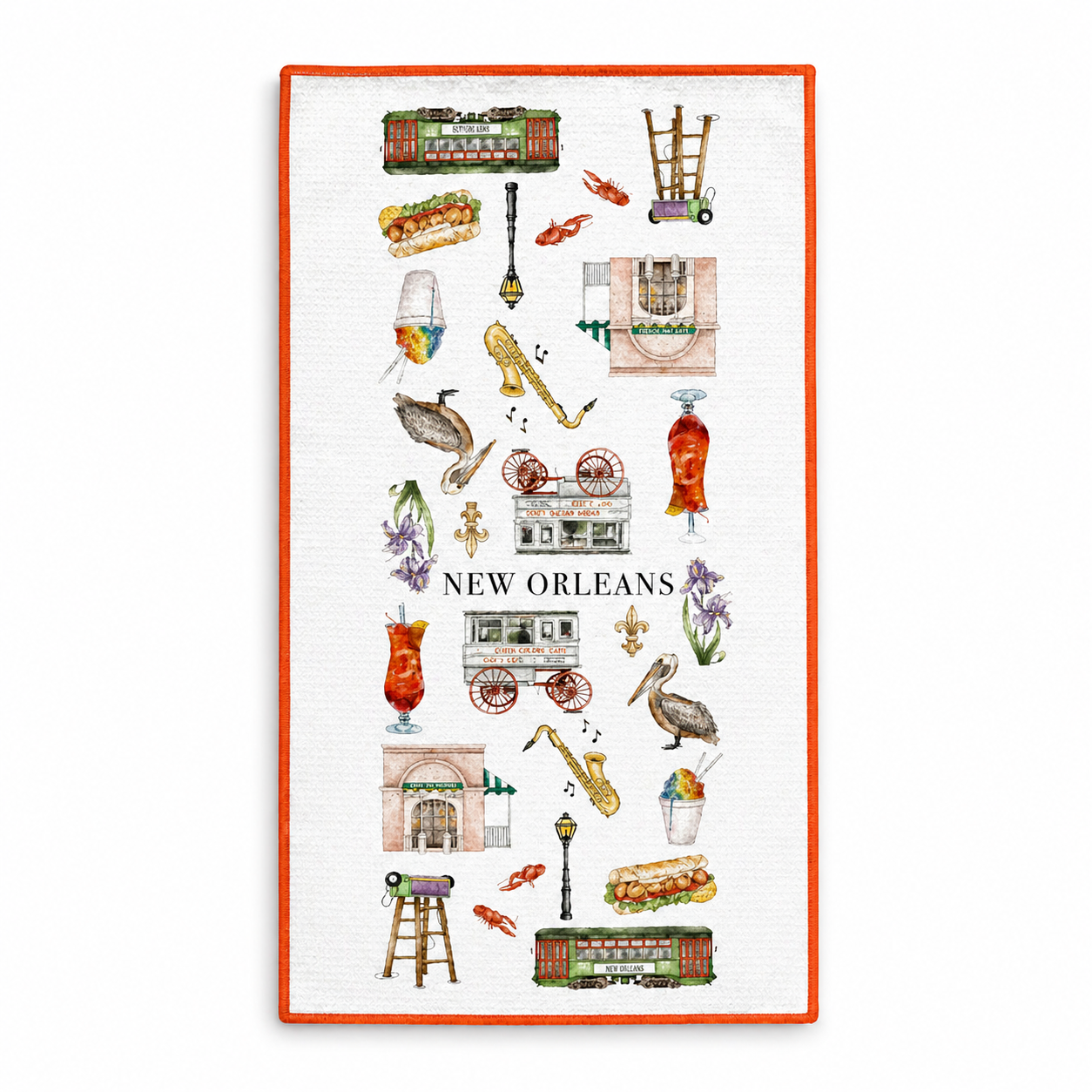 Nola Tawk / New Orleans Icons Kitchen Towel
