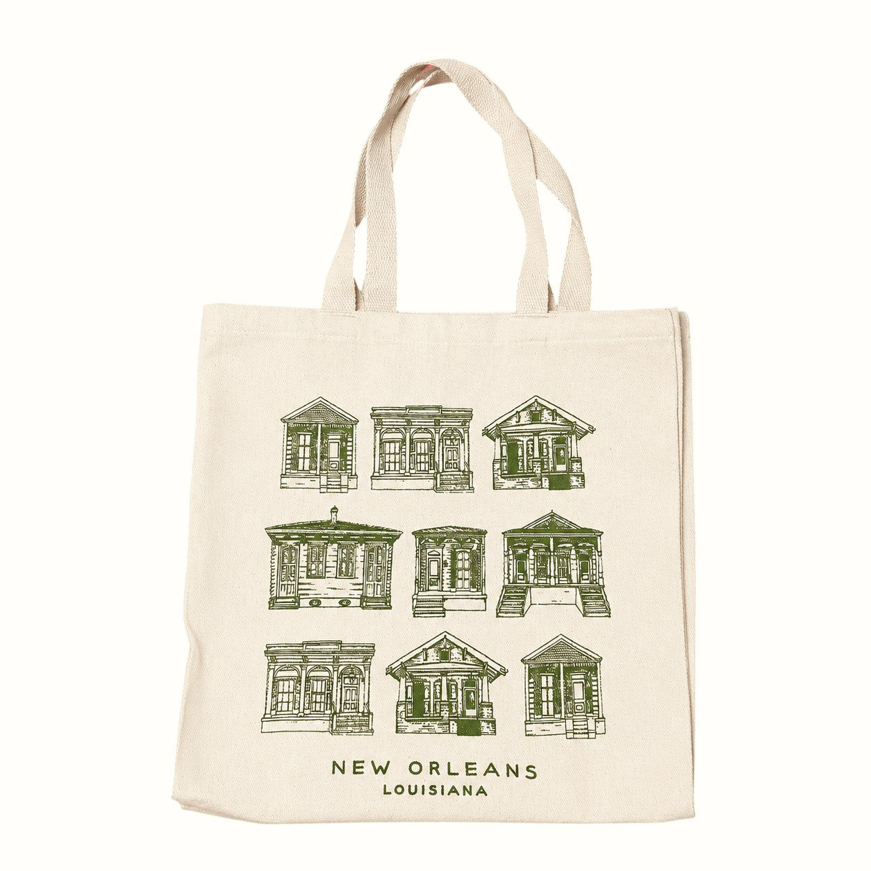 statement goods / new orleans homes tote bag