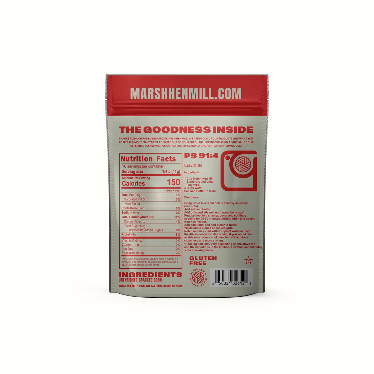 marsh hen mill / speckled grits 1.5lb (sc)
