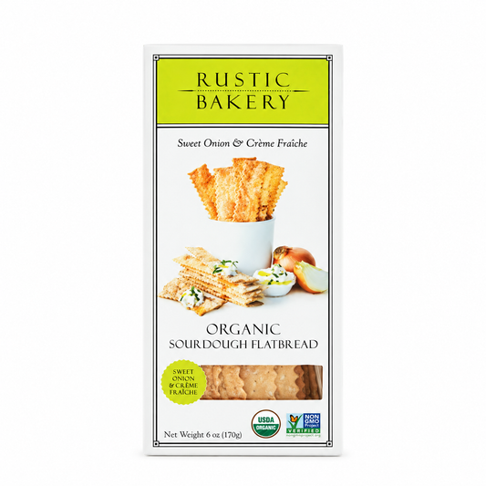 rustic bakery / organic sweet onion & creme fraiche sourdough flatbread 6oz (ca)
