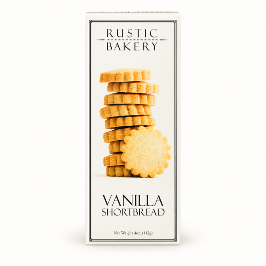 rustic bakery / vanilla shortbread 6oz (ca)