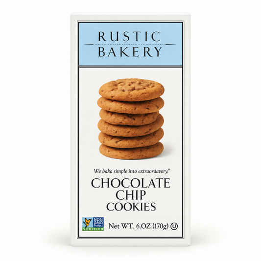 rustic bakery / chocolate chip cookies 6oz (ca)