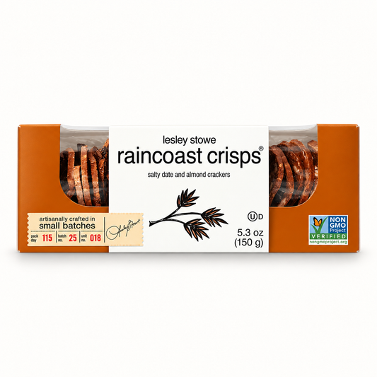 raincoast crips / salty date & almond crackers (bc)