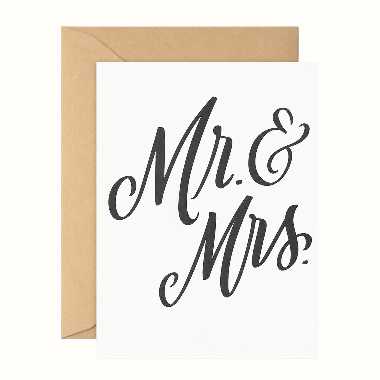 lionheart prints / mr. and mrs. greeting card