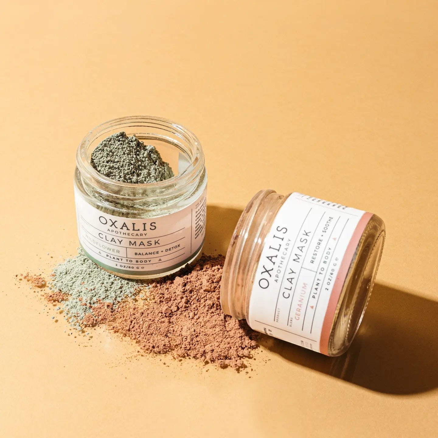 oxalis apothecary / wildflower balance + detox clay face mask