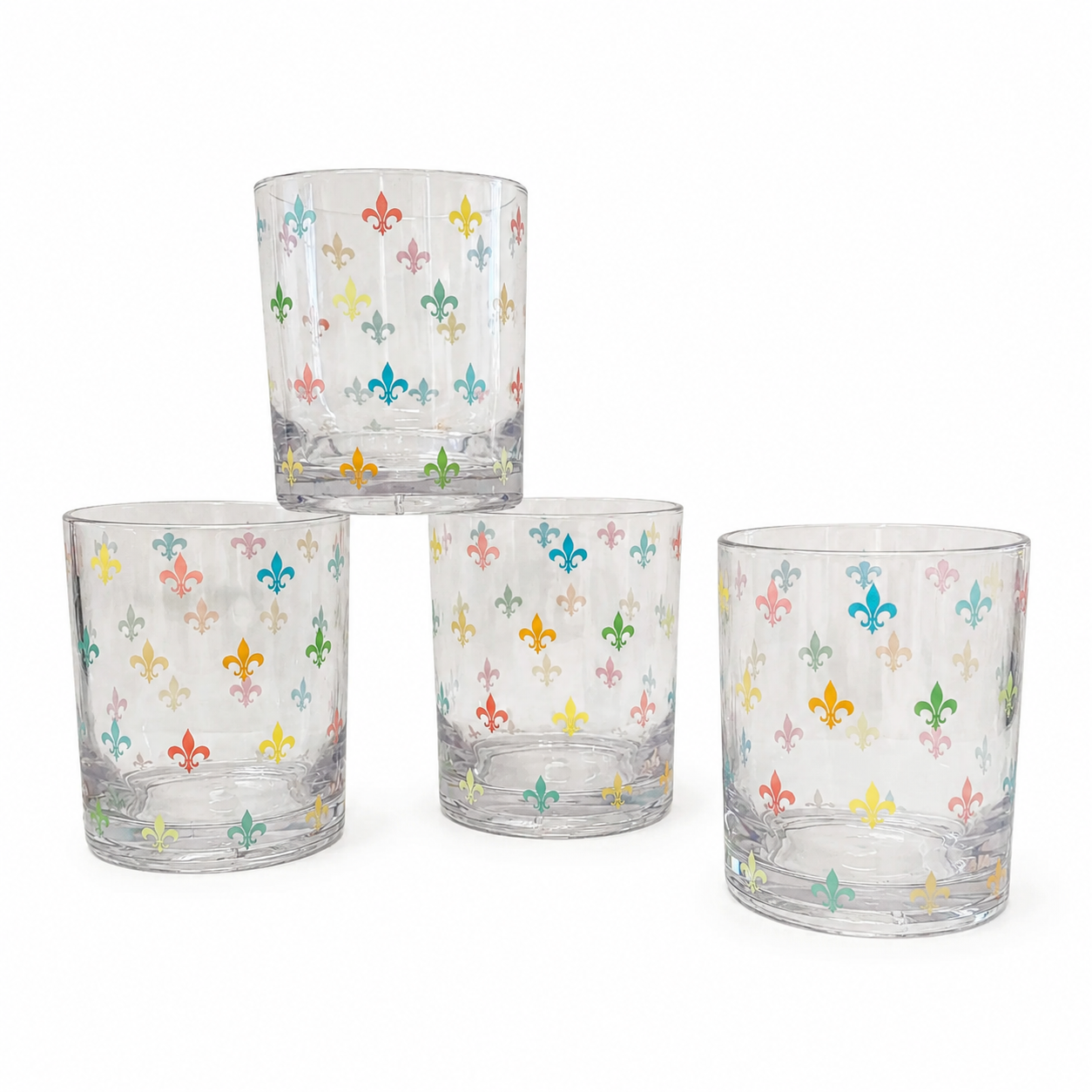Nola Tawk / Fleur De Lis Acrylic Glasses