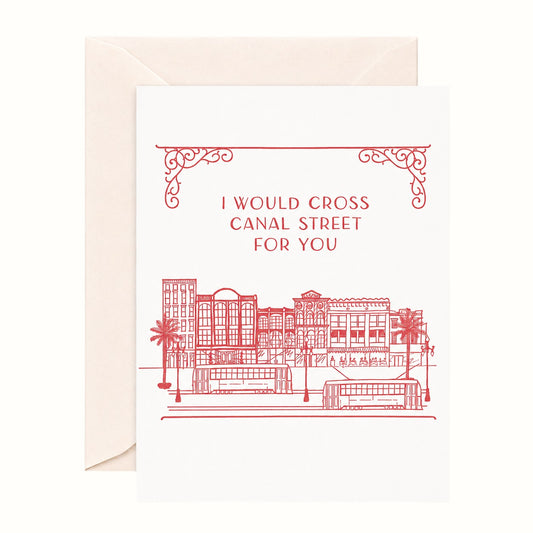 lionheart prints / cross canal street greeting card