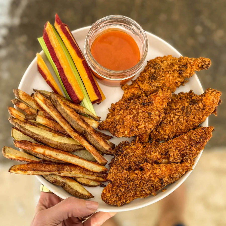 grass roots farmers co-op / 100% pasture raised chicken tenders 8oz (ar)