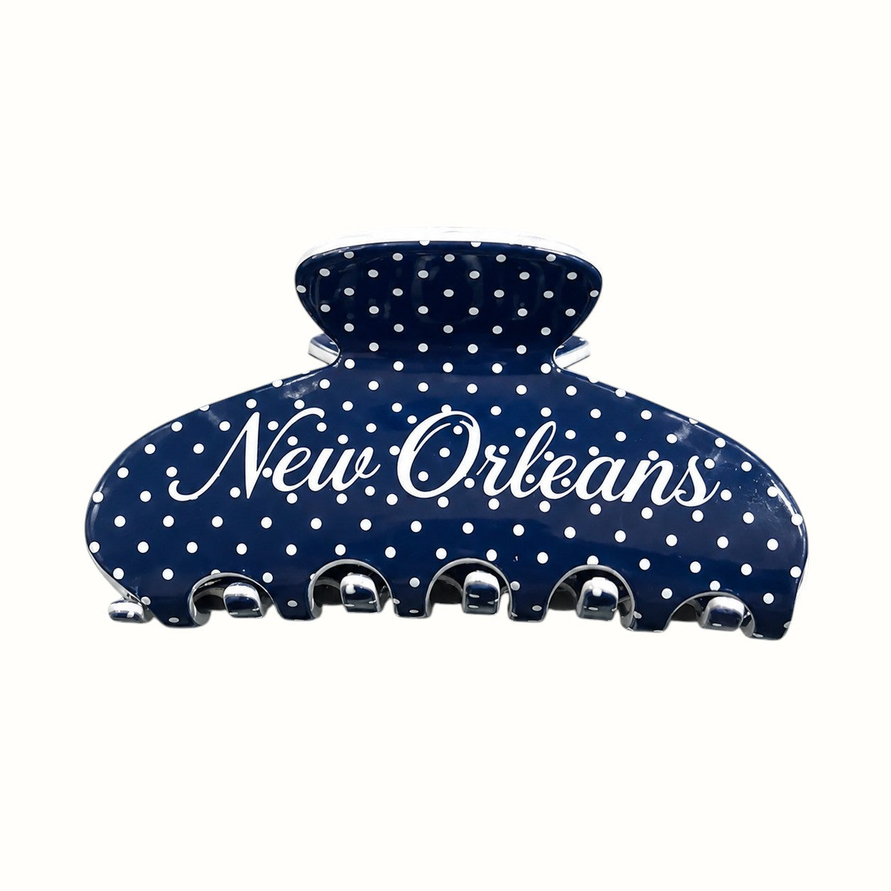 krewe and crescent / new orleans polka dot hair clip