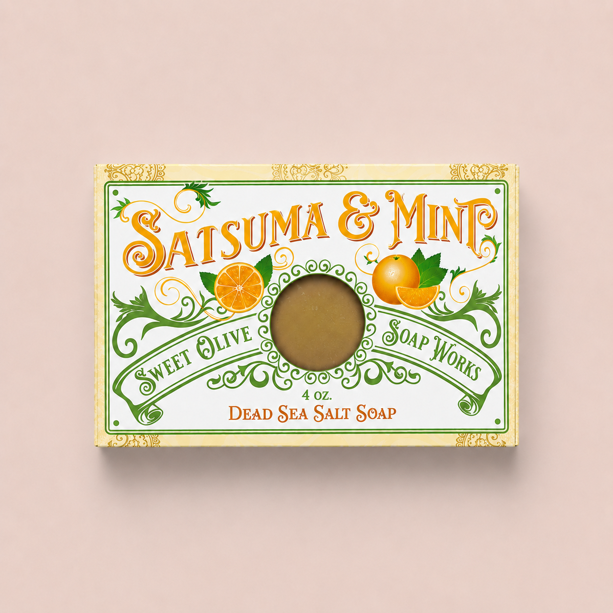 sweet olive soap works / satsuma & mint dead sea salt