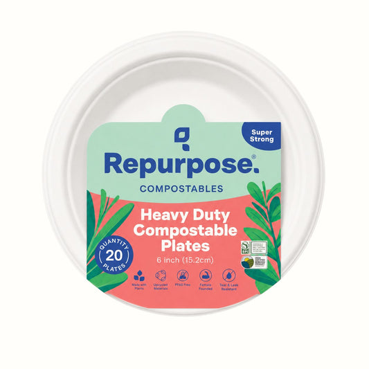 repurpose compostables / compostable plates select your size (ca)