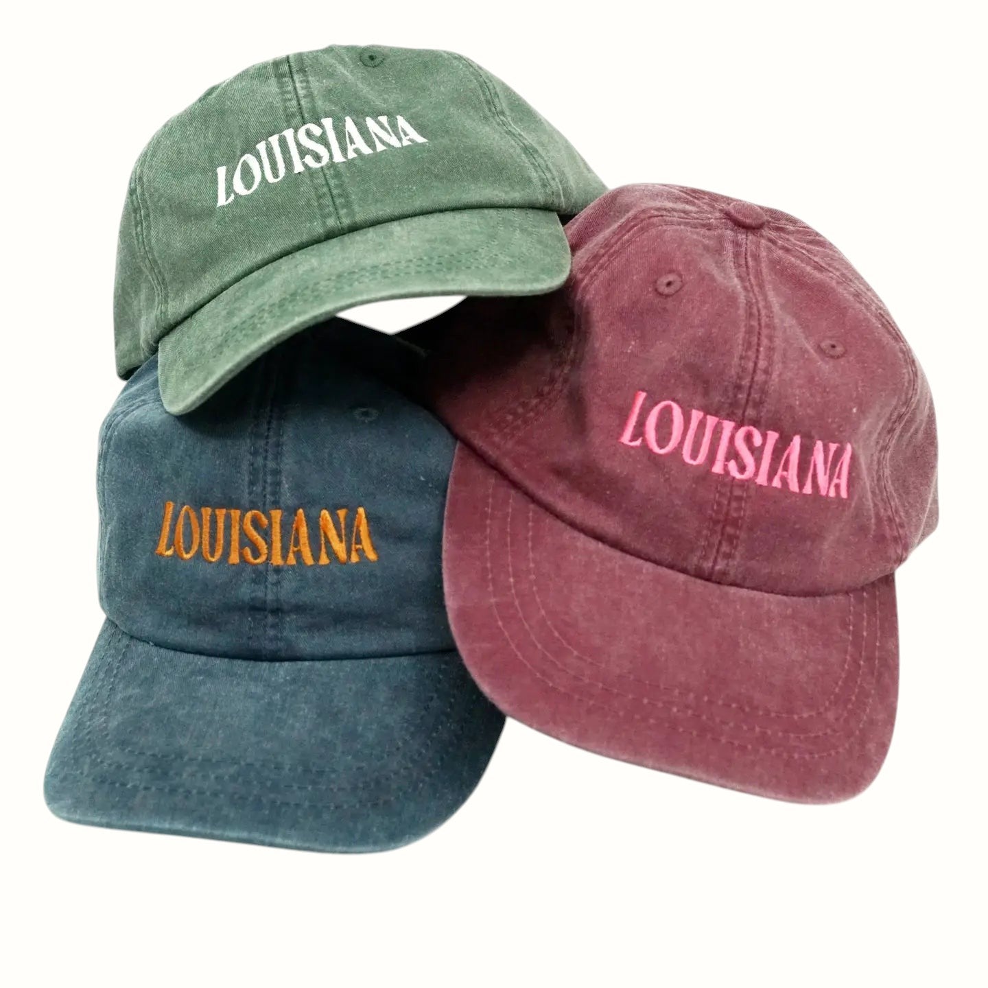 statement goods / burgundy louisiana hat
