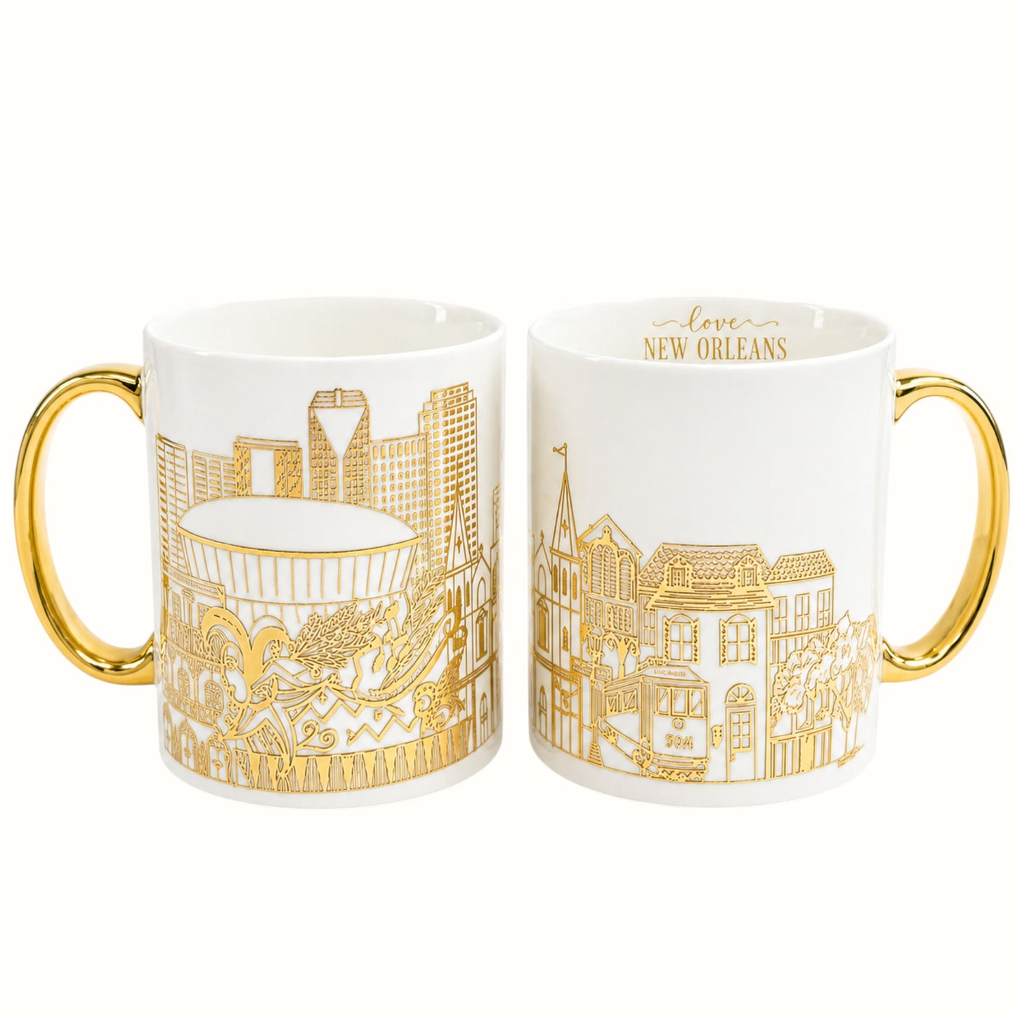 nola tawk / new orleans skyline mug