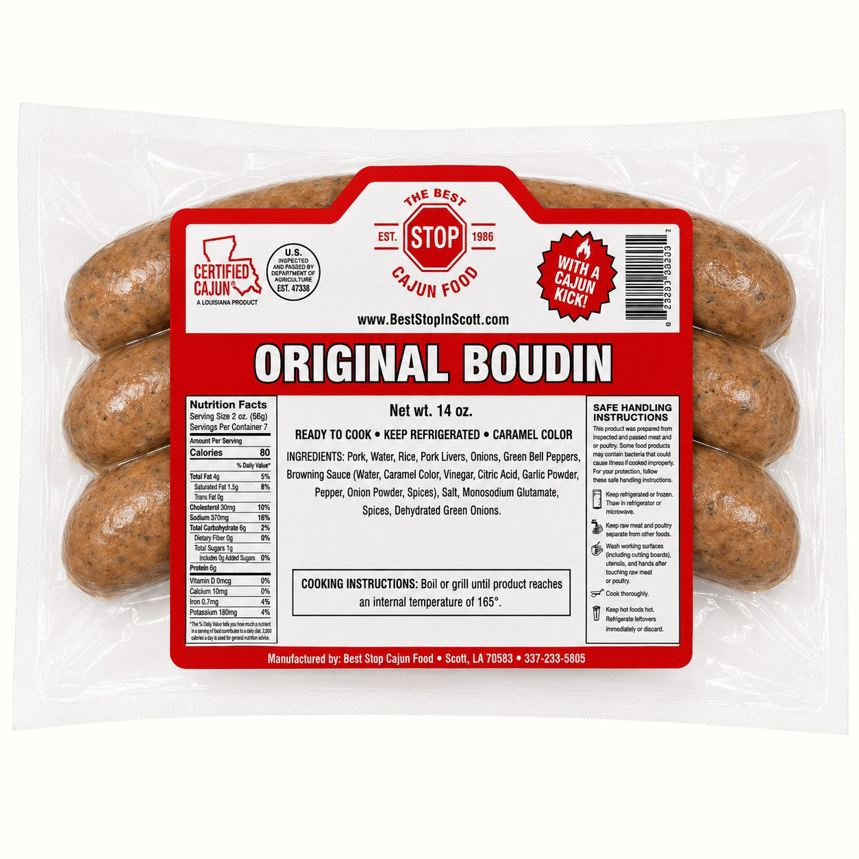 best stop cajun food / original boudin