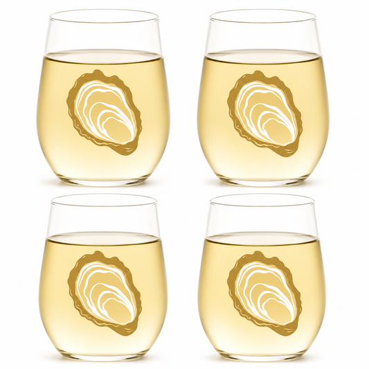 Wine-Oh! Oyster Wine Tumblers (2pk)