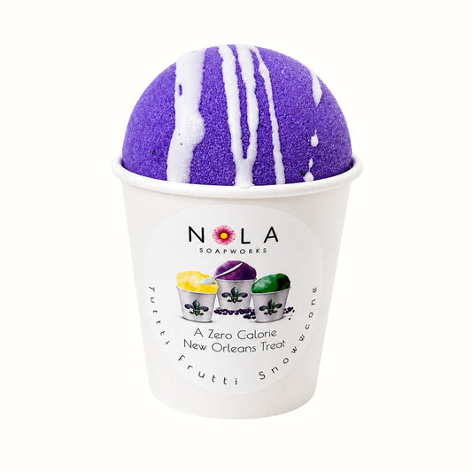 Nola Soapworks / Tutti Fruiti Snowball Bath Bomb